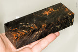 Stabilized box elder burl wood block