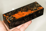 Stabilized box elder burl wood block