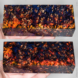 Stabilized box elder burl wood block