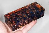 Stabilized box elder burl wood block