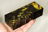 Stabilized box elder burl wood block