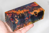 Large stabilized box elder burl wood block