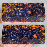Stabilized box elder burl wood block