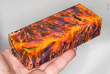 Stabilized box elder burl wood block