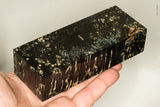Stabilized box elder burl wood block