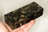 Stabilized box elder burl wood block