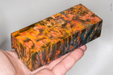 Stabilized box elder burl wood block