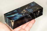 Stabilized box elder burl wood block