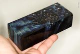 Stabilized box elder burl wood block