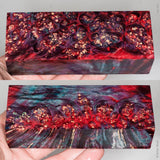 Stabilized box elder burl wood block