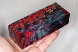 Stabilized box elder burl wood block