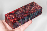 Stabilized box elder burl wood block