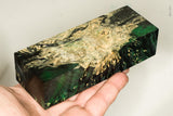 Stabilized box elder burl wood block