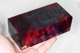 Large stabilized box elder burl wood block