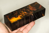 Stabilized box elder burl wood block