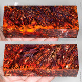 Stabilized box elder burl wood block