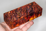 Stabilized box elder burl wood block