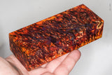 Stabilized box elder burl wood block