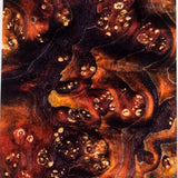 Stabilized box elder burl wood block