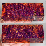 Stabilized box elder burl wood block
