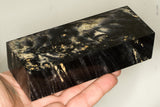 Stabilized box elder burl wood block