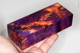 Stabilized box elder burl wood block