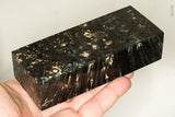 Stabilized box elder burl wood block