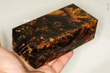 Large stabilized box elder burl wood block