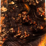 Large stabilized box elder burl wood block