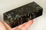 Stabilized box elder burl wood block