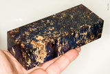 Stabilized box elder burl wood block