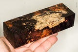 Stabilized box elder burl wood block