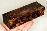 Stabilized box elder burl wood block