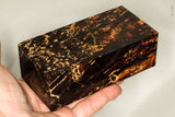 Large stabilized box elder burl wood block