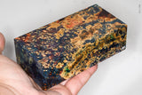 Large stabilized box elder burl wood block