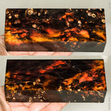 Stabilized box elder burl wood block