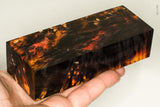 Stabilized box elder burl wood block
