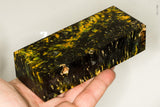 Stabilized box elder burl wood block
