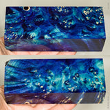 Stabilized box elder burl wood block