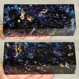 Stabilized box elder burl wood block