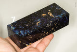 Stabilized box elder burl wood block