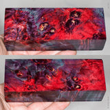 Stabilized box elder burl wood block