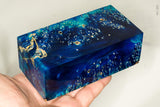 Large stabilized box elder burl wood block
