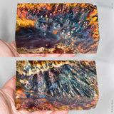 Stabilized box elder burl wood block