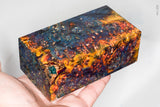 Stabilized box elder burl wood block