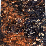 Stabilized box elder burl wood block