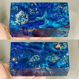 Large stabilized box elder burl wood block