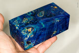 Large stabilized box elder burl wood block