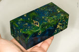 Large stabilized box elder burl wood block