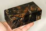 Large stabilized box elder burl wood block